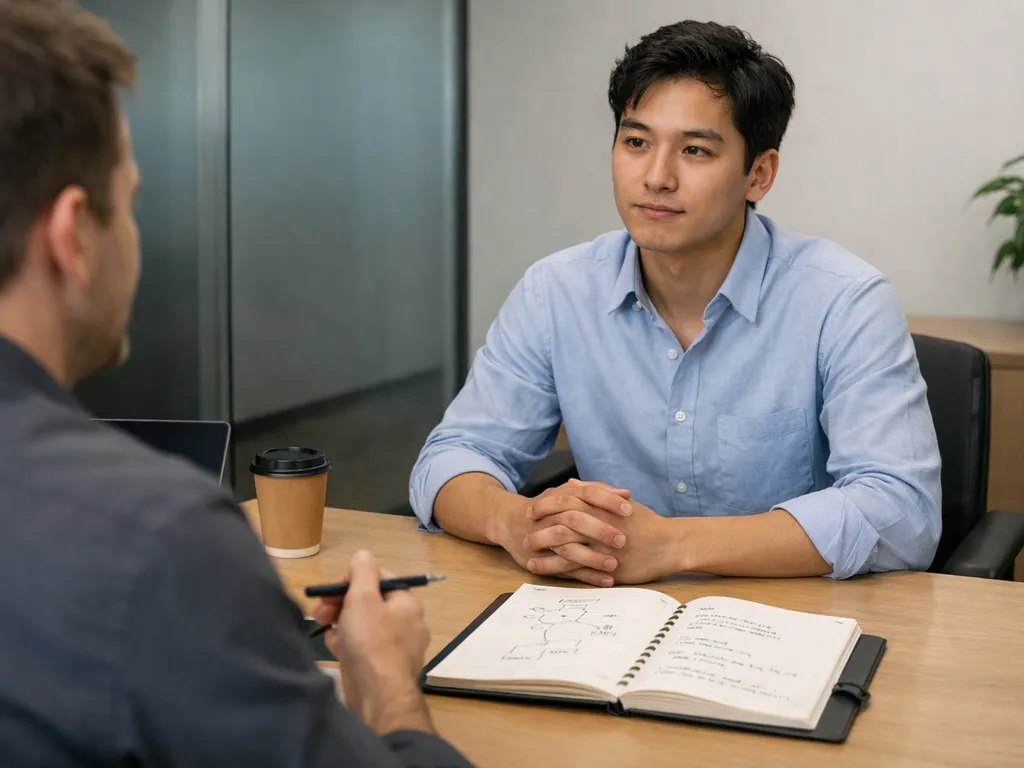 Candidate recovering in a technical interview using an AI Interview Copilot style approach